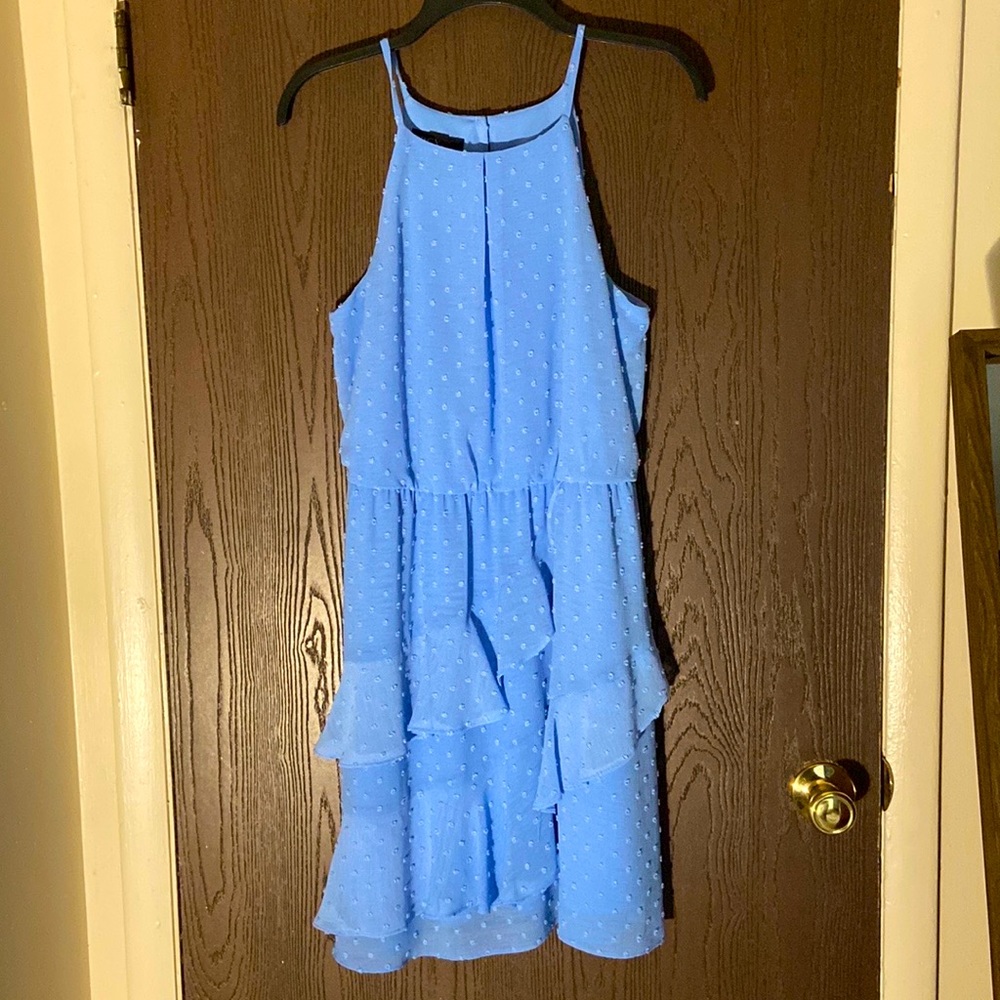 BCX blue layered dress